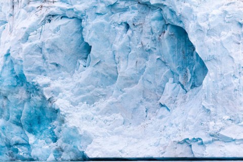 Glacier tongue, Konowbreen, Spitsbergen, Svalbard