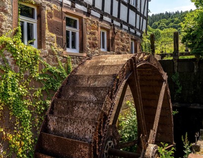 The old castle mill in Büdingen, Hesse, Germany