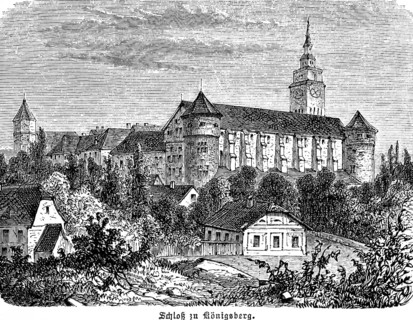 Former city palace in Kaliningrad, Kaliningrad Oblast, Russia, formerly Königsberg, park, German