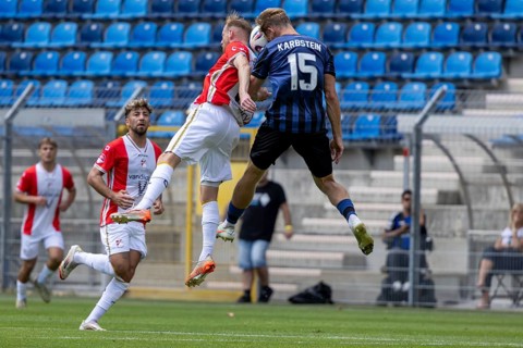 Waldhof Mannheim v FC Emmen, Netherlands (last test match in front of the start of the new season)