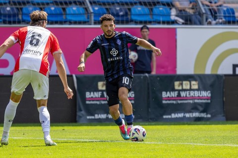 Waldhof Mannheim v FC Emmen, Netherlands (last test match in front of the start of the new season)