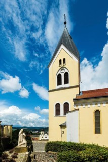 View of St Mary's Castle, Parish Church of the Nativity of the Virgin Mary, Capital of Culture