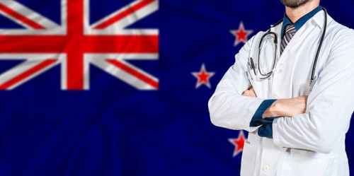 New Zealand national health system. New Zealand health and medical insurance concept