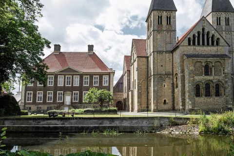 Langenhorst Abbey, Ochtrup, Münsterland, North Rhine-Westphalia, Germany