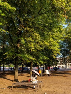The Berlin Lustgarten park on the Spree Canal, Berlin, Germany