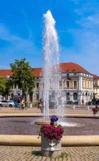 Fountain on Luisenplatz, Brandenburg Tor, Potsdam, Brandenburg, Germany