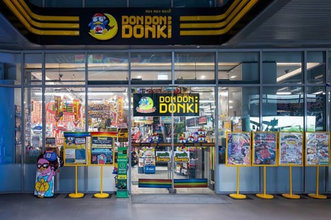 Entrance Don Don Donki, Bangkok, Thailand
