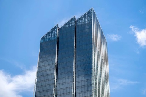 Building glass facade, Bangkok, Thailand