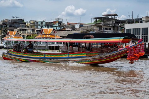 Longboat Chao Phraya River, Bangkok, Thailand