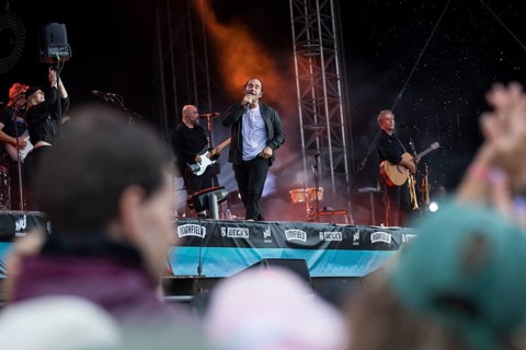 Bosse (Axel Bosse) at the Highfield Festival on Sunday, Störmthaler See, 18.08.2024