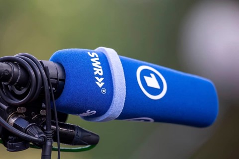 Symbolic image ARD, SWR: Close-up of a microphone