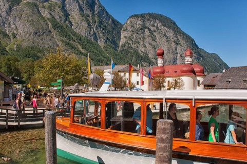 St. Bartholomä am Königssee, mountain lake in the municipality of Schönau am Königssee, district of