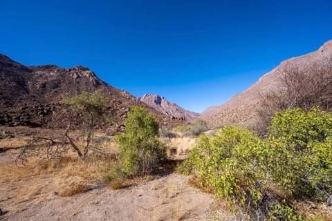Tsisab Gorge, White Lady Trail, desert landscape, Brandberg, Erongo, Damaraland, Namibia
