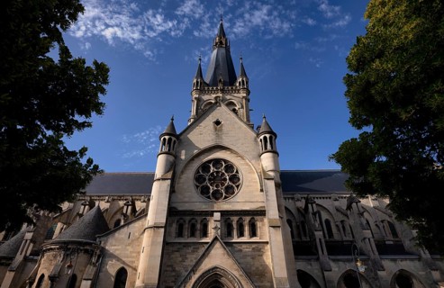 Cathedral Église Notre-Dame, Épernay, Champagne, Marne, France