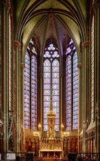 Interior view, altar, Chapel of the Blessed Sacrament, Chapelle du Saint-Sacrement, Saint-Augustin