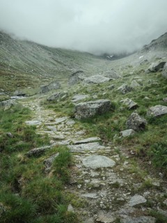 Historical sower's path along which Holocaust survivors travelled from Austria to Italy in 1947 in