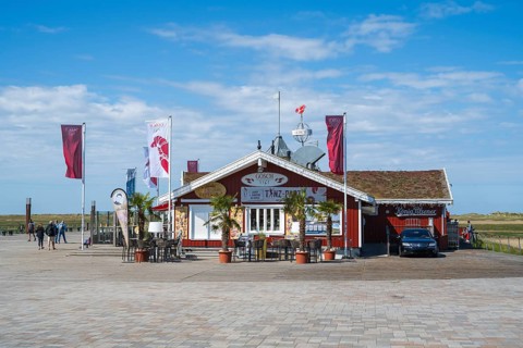Gosch, Restaurant an der Promenade, Seebrücke, Sankt Peter Ording, Eiderstedt, Nordfriesland, North