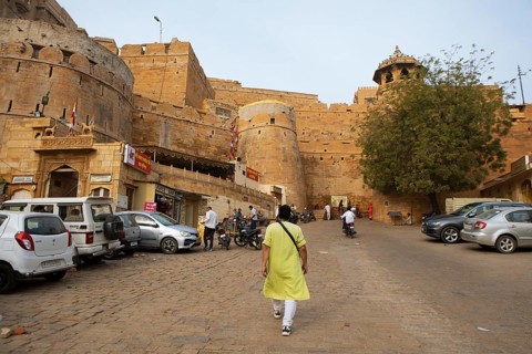 Fortress in Jaisalmer, Rajasthan, India