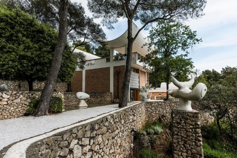 Museum, Fondation Maeght, artist Joan Miro, St. Paul de Vence, Provence Alpes Côte d'Azur, South of