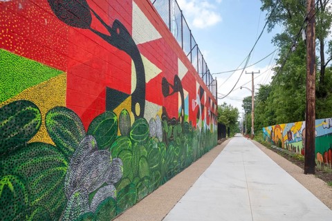 Detroit, Michigan - The city of Detroit is opening nine 'Arts Alleys' in neighborhoods around the