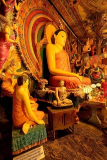 Gangaramaya Buddhist Temple, Interior, Colombo, Sri Lanka