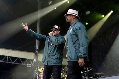 B-Real and Sen-Dog, from left, Cypress Hill, Hip-Hop, Rap, USA, open air at the Citadel Music