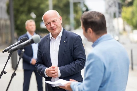 Kai Wegner (Governing Mayor of Berlin) and Florian Winkler-Schwarz, Managing Director of the