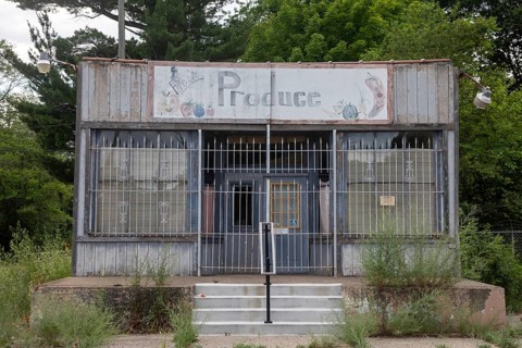 West Olive, Michigan - A closed fruit and vegetable store in rural Michigan