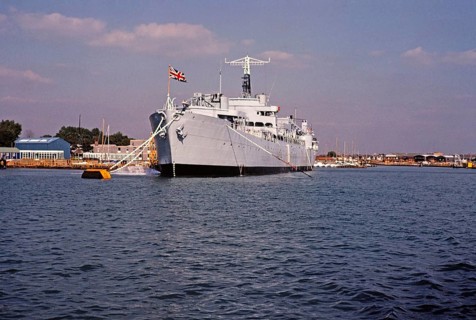 A134 HMS Rame Head Beachey Head class ship, Portsmouth Harbour, Portsmouth, Hampshire, England, UK