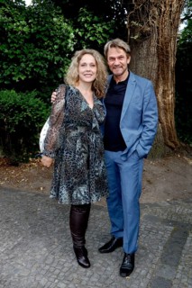 Thure Riefenstein and woman Patricia Lüger at the Cocktail Prolongé for the Semi-Final Round of