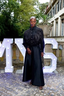 Florence Kasumba at the Cocktail Prolongé for the Semi-Final Round of Judging of the International