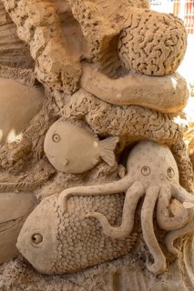 Detail, Poseidon, the god of the sea by Zsolt M.Toth from Hungary, Sandwelt, Warnemünde, Rostock,