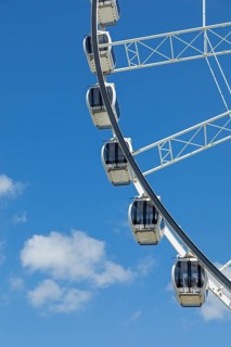Ferris wheel, Warnemünde, Rostock, Mecklenburg-Vorpommern, Germany