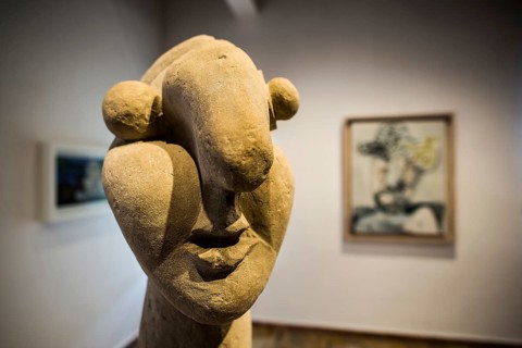 Sculpture, artist Pablo Picasso, Musée Picasso, Antibes, Provence Alpes Côte d'Azur, South of