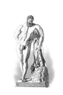 Hercules Farnese, also Hercules Farnese, Heracles Farnese or the Farnese Hercules, sculpture of the