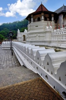 Temple of the sacred Tooth Relic or Sri Dalada Maligawa, Octagonal tower, Kandy, Sri Lanka