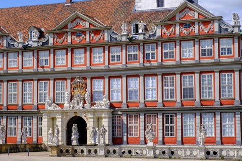 Facade, Princely Residence Palace, Palace, Palace Square, Wolfenbüttel, Lower Saxony, Germany