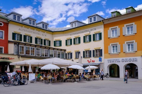 Main square, Lienz, East Tyrol, Austria