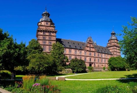 Aschaffenburg Castle, Aschaffenburg am Main, Lower Franconia, Franconia, Germany
