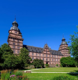 Aschaffenburg Castle, Aschaffenburg am Main, Lower Franconia, Franconia, Germany