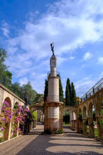 Il pilo del Piave, Vittoriale degli Italiani, Gabriele D'Annunzio's house and garden, Gardone
