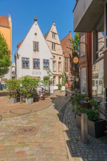 Renovated Schnoor neighbourhood with small shops, galleries, restaurants, cafés and residential