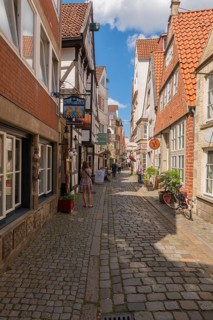 Renovated Schnoor neighbourhood with small shops, galleries, restaurants, cafés and residential