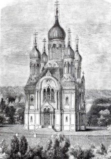 The mausoleum of Elisabeth of Nassau-Weilburg, also known as the Greek Chapel, is located on the