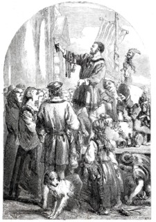 Illustration from a novel by Adolf Mützelburg, The Bride of Venice, Bridegroom examining the