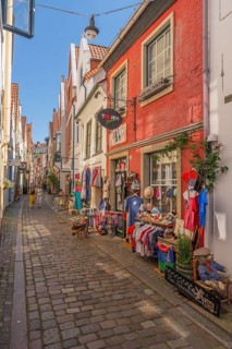 Renovated Schnoor neighbourhood with small shops, galleries, restaurants, cafés and residential