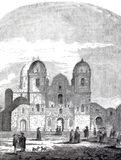 La CompanÃ­a de Jesus, The Church of the Jesuits, Jesuit Church at the Plaza de Armas, 1875, Cusco,