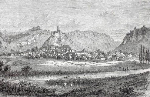 Kipfenberg in the AltmÃ¼hl Valley around 1870, District of EichstÃ¤tt, Upper Bavaria, Bavaria,