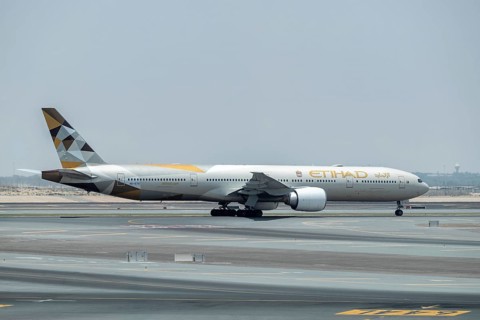 Aircraft Etihad Airways, A6-ETG, Boeing 777-300ER, Abu Dhabi, United Arab Emirates