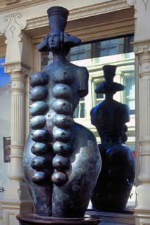 Sculpture Goddess of Fertility, artist Caroliyn Serrano, New York, City, USA